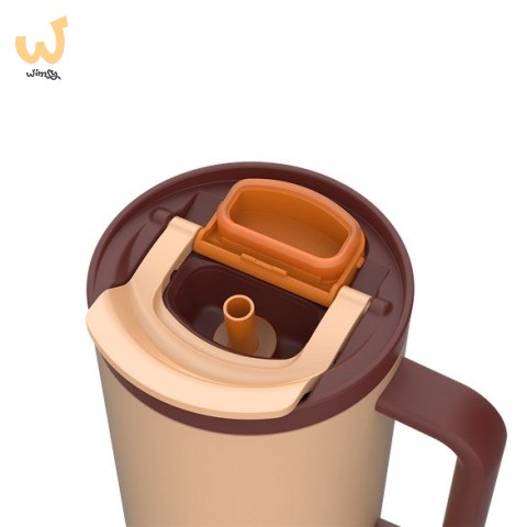 Kubek termiczny z teleskopową słomką Kambukka Rio Tumbler 950ml Almond Dream Kubek termiczny z teleskopową słomką Kambukka Rio Tumbler 950ml Almond Dream