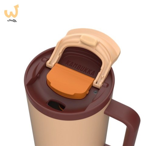 Kubek termiczny z teleskopową słomką Kambukka Rio Tumbler 950ml Almond Dream Kubek termiczny z teleskopową słomką Kambukka Rio Tumbler 950ml Almond Dream