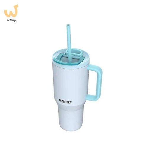 Kubek termiczny z teleskopową słomką Kambukka Rio Tumbler 950ml Frosty Coconut Kubek termiczny z teleskopową słomką Kambukka Rio Tumbler 950ml Frosty Coconut