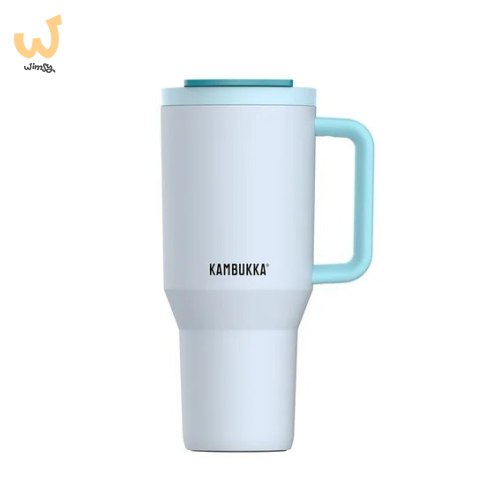 Kubek termiczny z teleskopową słomką Kambukka Rio Tumbler 950ml Frosty Coconut Kubek termiczny z teleskopową słomką Kambukka Rio Tumbler 950ml Frosty Coconut