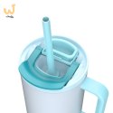 Kubek termiczny z teleskopową słomką Kambukka Rio Tumbler 950ml Frosty Coconut