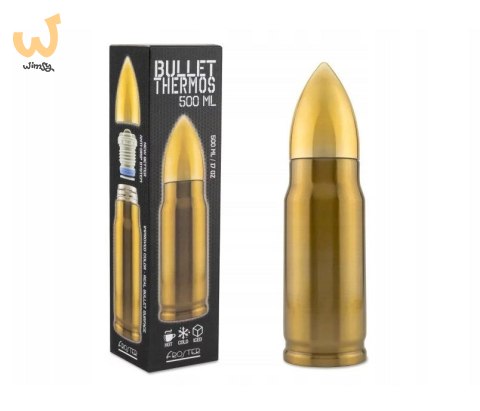 Termos Bullet Brass nabój 500 ml Termos Bullet Brass nabój 500 ml