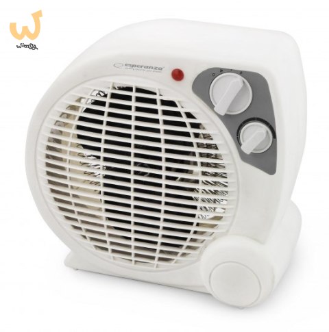 Termowentylator Esperanza Mojave EHH002 (2000W; 3 stopnie grzania; kolor biały) Termowentylator Esperanza Mojave EHH002 (2000W; 3 stopnie grzania; kolor biały)