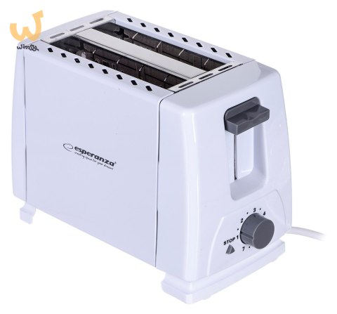 Toster Esperanza Caprese EKT001 (600W; kolor biały) Toster Esperanza Caprese EKT001 (600W; kolor biały)