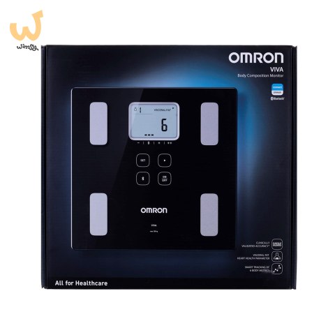 Waga z analizatorem składu ciała Omron VIVA HBF-222T-EBK Waga z analizatorem składu ciała Omron VIVA HBF-222T-EBK