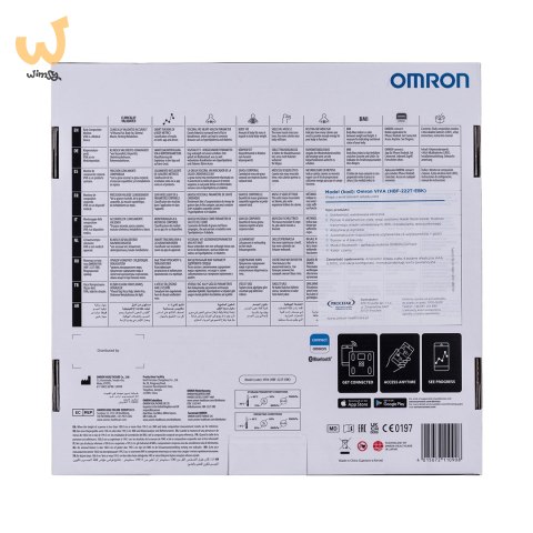 Waga z analizatorem składu ciała Omron VIVA HBF-222T-EBK Waga z analizatorem składu ciała Omron VIVA HBF-222T-EBK