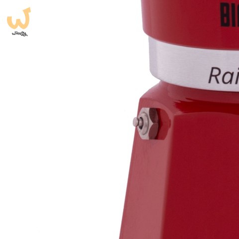 Bialetti kawiarka Rainbow 1tz czerwona Bialetti kawiarka Rainbow 1tz czerwona
