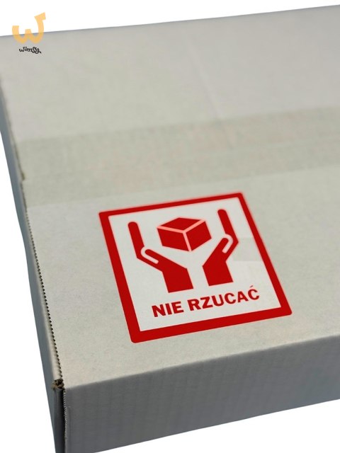 BSTech Etykieta samoprzylepna "NIE RZUCAĆ" 80x80 1000 szt BSTech Etykieta samoprzylepna "NIE RZUCAĆ" 80x80 1000 szt
