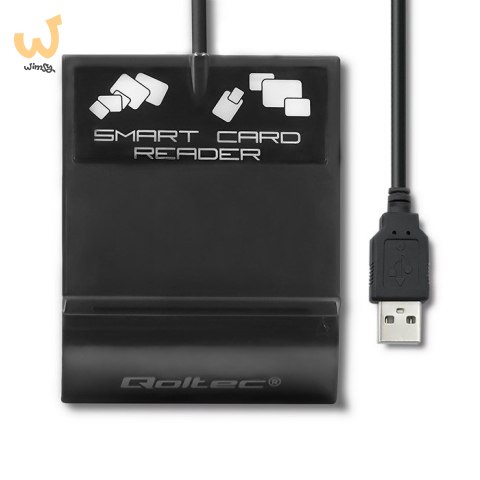 QOLTEC CZYTNIK CHIPOWYCH KART ID INTELIGENTNY | SCR-0636 | USB TYP C QOLTEC CZYTNIK CHIPOWYCH KART ID INTELIGENTNY | SCR-0636 | USB TYP C