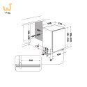 Zmywarka do zabudowy HOTPOINT HI 5030 WEF