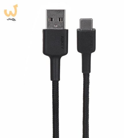 AUKEY CB-CD30 KABEL USB-C QC PD 0.9M 3A NYLON AUKEY CB-CD30 KABEL USB-C QC PD 0.9M 3A NYLON