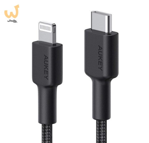 AUKEY CB-CL03 NYLONOWY KABEL USB C-LIGHTNING 2M PD AUKEY CB-CL03 NYLONOWY KABEL USB C-LIGHTNING 2M PD