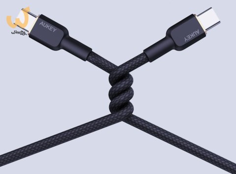 AUKEY CB-NCC2 KABEL USB-C QC PD 1.8M 3A 60W NYLON AUKEY CB-NCC2 KABEL USB-C QC PD 1.8M 3A 60W NYLON