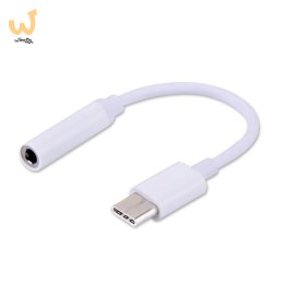 Adapter SAVIO AK-35 (Gniazdo typ C - Jack stereo 3,5 mm ; 0,12m; kolor biały)