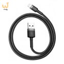 BASEUS KABEL LIGHTNING USB 2,4A 1M SZARO-CZARNY
