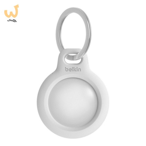 BELKIN AIRTAG HOLDER ETUI Z KÓŁKIEM - BIAŁE BELKIN AIRTAG HOLDER ETUI Z KÓŁKIEM - BIAŁE