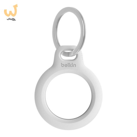 BELKIN AIRTAG HOLDER ETUI Z KÓŁKIEM - BIAŁE BELKIN AIRTAG HOLDER ETUI Z KÓŁKIEM - BIAŁE