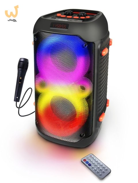 ESPERANZA GŁOŚNIK BT FM LED RGB KARAOKE SINGER EP156 ESPERANZA GŁOŚNIK BT FM LED RGB KARAOKE SINGER EP156