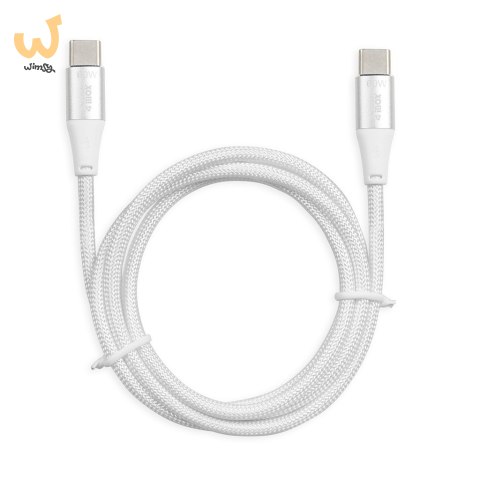 KABEL I-BOX USB TYP-C 60W 2M PD/QC BIAŁY KABEL I-BOX USB TYP-C 60W 2M PD/QC BIAŁY