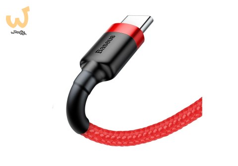 Kabel Baseus Cafule CATKLF-A09 (USB 2.0 - USB typu C ; 0,50m; kolor czerwony) Kabel Baseus Cafule CATKLF-A09 (USB 2.0 - USB typu C ; 0,50m; kolor czerwony)
