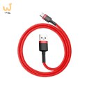 Kabel Baseus Cafule CATKLF-C09 (USB 2.0 - USB typu C ; 2m; kolor czarno-czerwony)