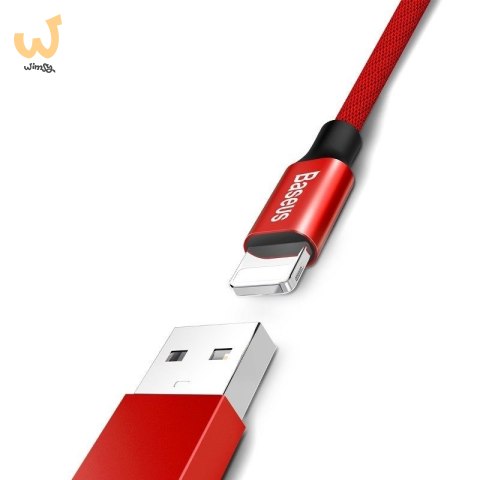 Kabel Baseus Yiven CALYW-A09 (USB 2.0 - Lightning ; 1,8m; kolor czerwony) Kabel Baseus Yiven CALYW-A09 (USB 2.0 - Lightning ; 1,8m; kolor czerwony)