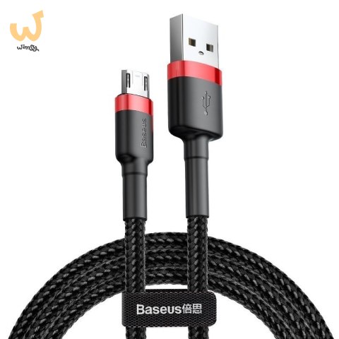 Kabel Baseus cafule CAMKLF-C91 (USB M - Micro USB M; 2m; kolor czarno-czerwony) Kabel Baseus cafule CAMKLF-C91 (USB M - Micro USB M; 2m; kolor czarno-czerwony)