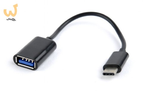 Kabel GEMBIRD A-OTG-CMAF2-01 (USB typu C M - USB 2.0 F; 0,20m; kolor czarny) Kabel GEMBIRD A-OTG-CMAF2-01 (USB typu C M - USB 2.0 F; 0,20m; kolor czarny)