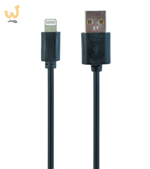 Kabel GEMBIRD CC-USB2-AMLM-1M (USB 2.0 M - Lightning M; 1m; kolor czarny) Kabel GEMBIRD CC-USB2-AMLM-1M (USB 2.0 M - Lightning M; 1m; kolor czarny)