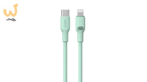 Kabel Havit Typ C-Lightning CB6281 1.0m (zielony)