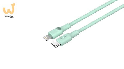 Kabel Havit Typ C-Lightning CB6281 1.0m (zielony) Kabel Havit Typ C-Lightning CB6281 1.0m (zielony)