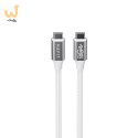 Kabel Havit Typ C-Typ C CB6290 (biały/szary; 100cm)