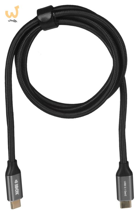 Kabel IBOX IKUMTC31G2 (USB typu C - USB typu C ; 1m; kolor czarny) Kabel IBOX IKUMTC31G2 (USB typu C - USB typu C ; 1m; kolor czarny)