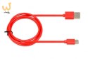 Kabel IBOX IKUMTCR (USB 2.0 typu A - USB typu C ; 1m; kolor czerwony)