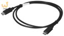 Kabel Lanberg CA-CMCM-10CU-0010-BK (USB typu C - USB typu C ; 1m; kolor czarny)