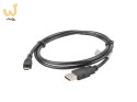 Kabel Lanberg CA-USBM-10CC-0010-BK (USB 2.0 M - Micro USB M; 1m; kolor czarny)