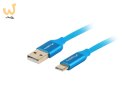 Kabel Lanberg Premium QC 3.0 CA-USBO-22CU-0010-BL (USB 2.0 typu A M - USB typu C M; 1m; kolor niebieski)