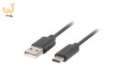 Kabel Lanberg QC 3.0 CA-USBO-20CU-0010-BK (USB 2.0 typu A - USB typu C ; 1m; kolor czarny)
