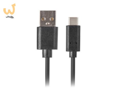 Kabel Lanberg QC 3.0 CA-USBO-20CU-0010-BK (USB 2.0 typu A - USB typu C ; 1m; kolor czarny) Kabel Lanberg QC 3.0 CA-USBO-20CU-0010-BK (USB 2.0 typu A - USB typu C ; 1m; kolor czarny)