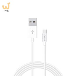 Kabel SAVIO CL-125 (USB typu C - USB 2.0 typu A ; 1m; kolor biały)