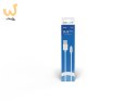 Kabel SAVIO CL-125 (USB typu C - USB 2.0 typu A ; 1m; kolor biały)