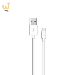Kabel SAVIO CL-126 (USB typu C - USB 2.0 typu A ; 1m; kolor biały)
