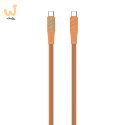 Kabel do ładowania Havit Typ C CB6254 pomarańczowy