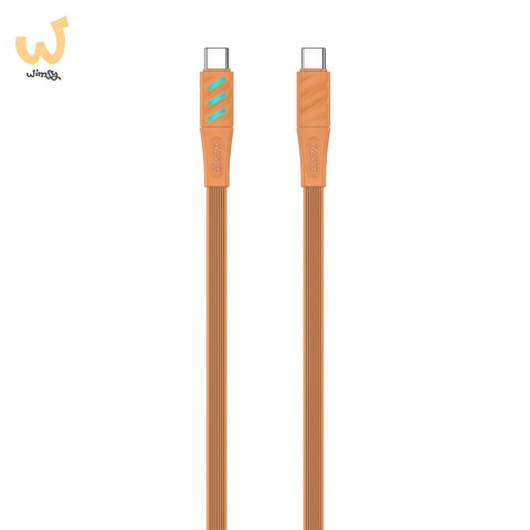 Kabel do ładowania Havit Typ C CB6254 pomarańczowy Kabel do ładowania Havit Typ C CB6254 pomarańczowy