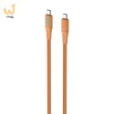 Kabel do ładowania Havit Typ C CB6254 pomarańczowy