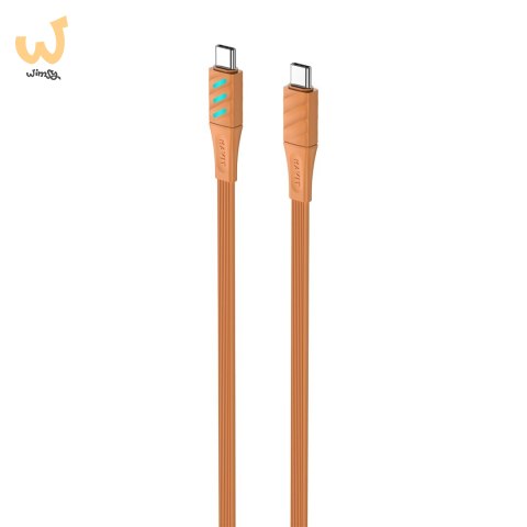 Kabel do ładowania Havit Typ C CB6254 pomarańczowy Kabel do ładowania Havit Typ C CB6254 pomarańczowy