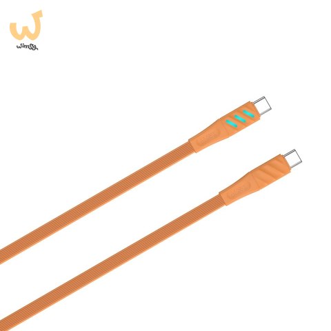 Kabel do ładowania Havit Typ C CB6254 pomarańczowy Kabel do ładowania Havit Typ C CB6254 pomarańczowy