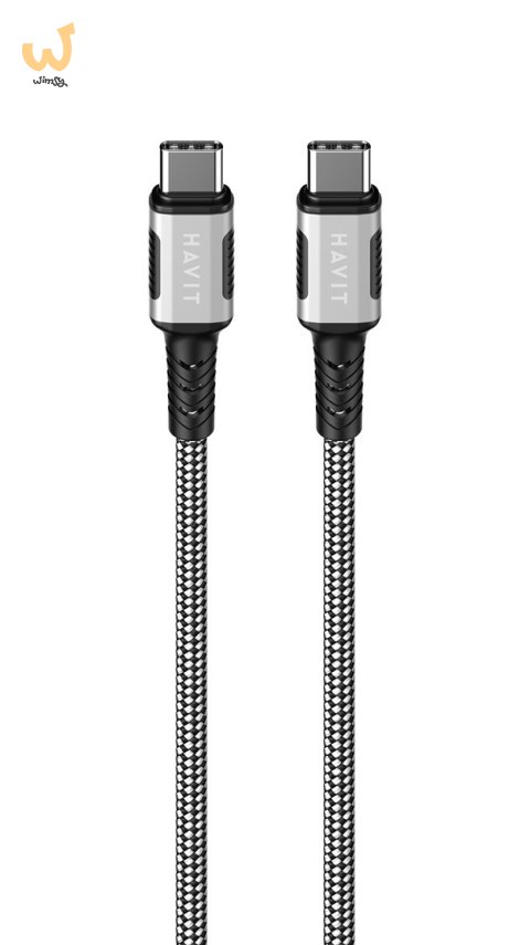 Kabel magnetyczny Havit Typ C-Typ C CB6297 czarny Kabel magnetyczny Havit Typ C-Typ C CB6297 czarny