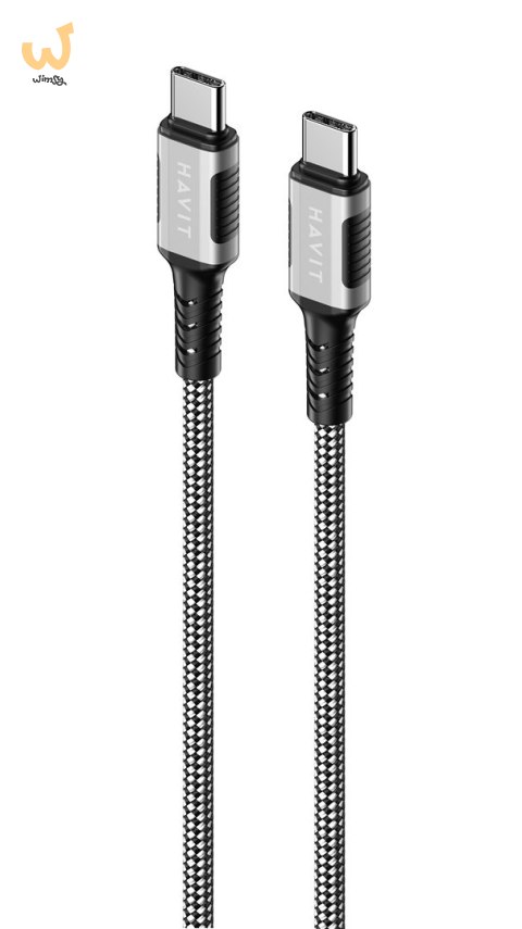 Kabel magnetyczny Havit Typ C-Typ C CB6297 czarny Kabel magnetyczny Havit Typ C-Typ C CB6297 czarny