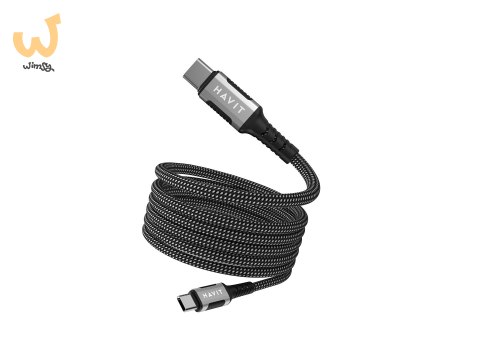 Kabel magnetyczny Havit Typ C-Typ C CB6297 czarny Kabel magnetyczny Havit Typ C-Typ C CB6297 czarny